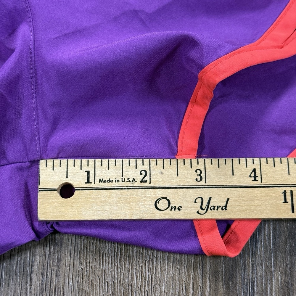 Nike Women's XS Retro Running Shorts Purple Blue Orange Trim Athletic Gym Wear - Picture 7 of 7